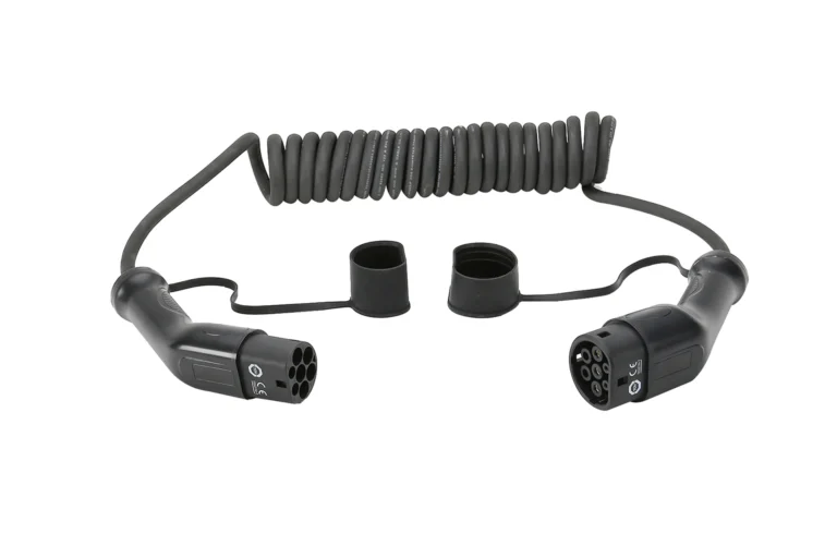 Type 2 to Type 2 EV Charging Spiral Cable