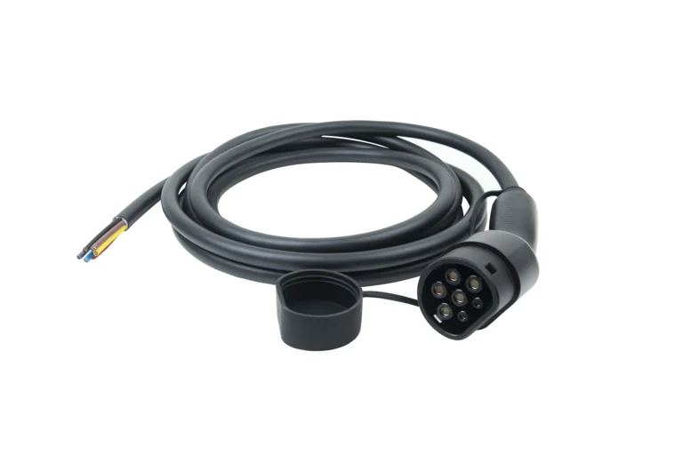 32A Three Phase Type 2 EV Charging Cable with Open End
