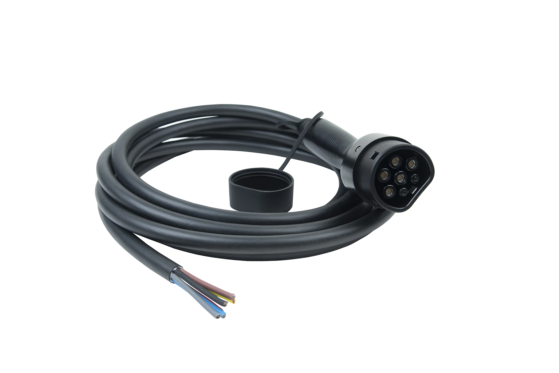 16A Single Phase Type 2 EV Charging Cable with Open End