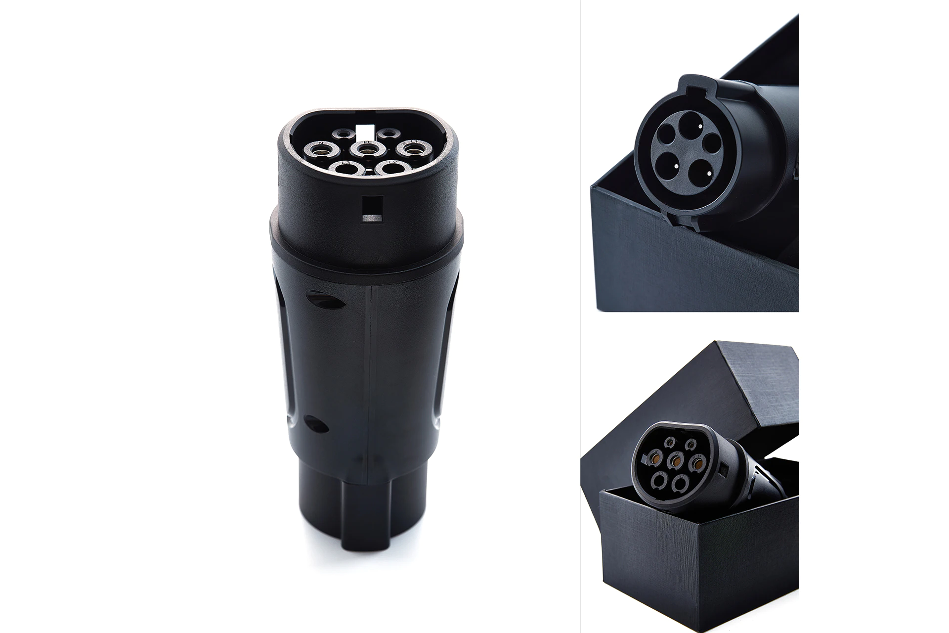 Type 1 to Type 2 EV Charging Adapter