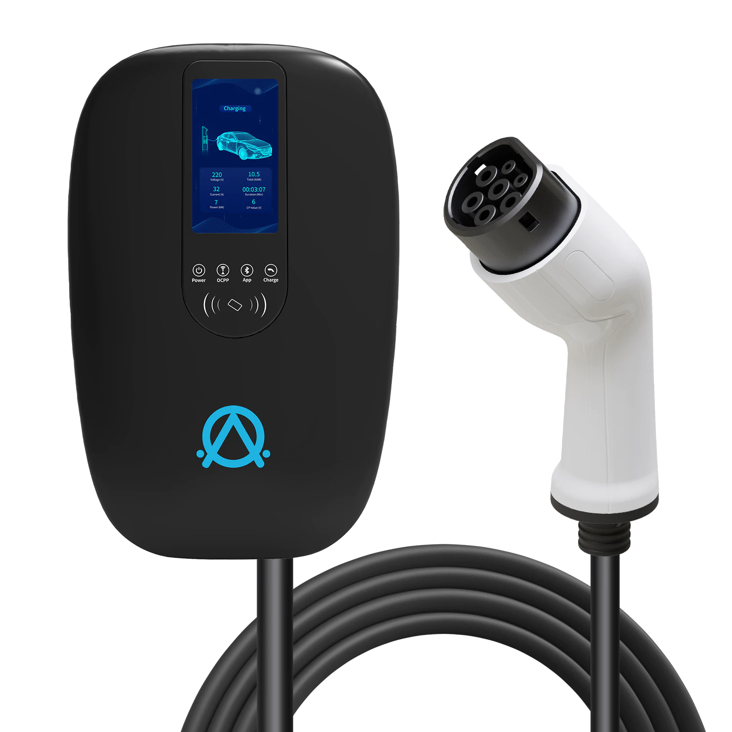 32A Single Phase Type 2 Charging Station