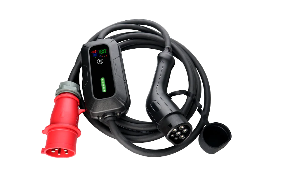 32A Three Phase Type 2 Mobile Charger New Version